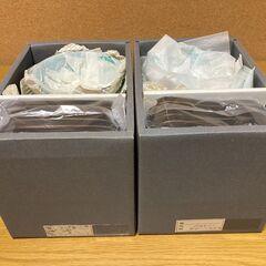 【未使用/長期保管品】■ペルシャン■デザートセット■5客揃×2箱（10客）■ターコイズブルー■箱入り■の画像