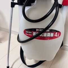 (決まりました)ほぼ新品！家庭用　園芸用KOSHIN  蓄圧式噴霧器　4L Eシリーズの画像