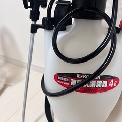 (決まりました)ほぼ新品！家庭用　園芸用KOSHIN  蓄圧式噴霧器　4L Eシリーズの画像