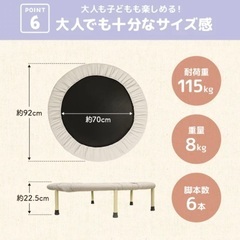 【無料】家庭用トランポリン 引き取り限定の画像