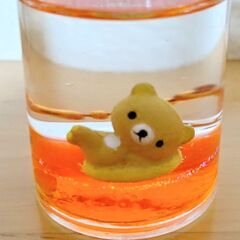 リラックマ　ぷかぷか　浮かぶ　マスコット　キーホルダー　ストラップの画像