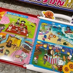 【美品】アンパンマン にほんごえいご二語文も！ ことばずかんPemiumの画像