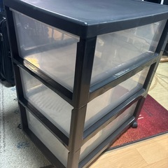 ●３段衣装ケース●収納ケース　中古の画像