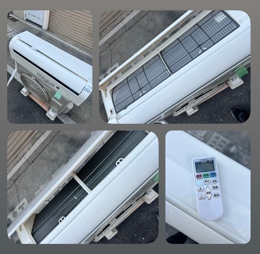 A777◆Panasonic ルームエアコン(CS-EX258C-W)2018年製
