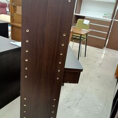 リユースのサカイ栃木店★ジモティ割あり★  デスク ダークブラウン W85×D51×H120 クリーニング済み TC11806の画像