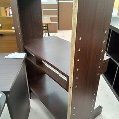 リユースのサカイ栃木店★ジモティ割あり★  デスク ダークブラウン W85×D51×H120 クリーニング済み TC11806の画像