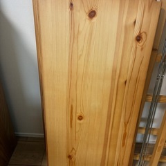 無印パイン材ユニットシェルフ大幅86・奥行39.5・高175.5の画像