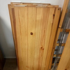 無印パイン材ユニットシェルフ大幅86・奥行39.5・高175.5の画像