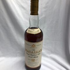 【ジャングルジャングル石津店】未開栓 　ウイスキー　マッカラン　The MACALLAN　 12年 ハイランドモルト 750ml 43% 古酒 スコッチ 洋酒 シェリーオーク　堺市 西区 東区 北区 南区 堺区 石津の画像