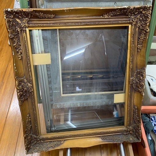 アンティーク調・大型ゴールド額縁（ガラス付き） (425rina.) てだこ