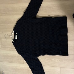 《美品》LACOSTE ラコステ　ワンポイントロゴ　厚手ニット　ウールニットの画像