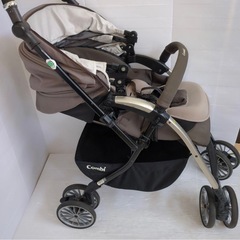 combi アンブレッタ 4キャス エッグクッション UH セピアブラウン
の画像