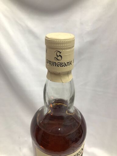 【ジャングルジャングル石津店】未開栓 　ウイスキー　SPRINGBANK スプリングバンク 12年 750ml 赤アザミ46% 箱付き