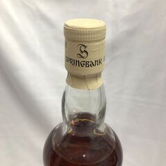 【ジャングルジャングル石津店】未開栓 　ウイスキー　SPRINGBANK スプリングバンク 12年 750ml 赤アザミ46% 箱付き ウイスキー モルト 古酒　堺市 西区 東区 北区 南区 堺区 石津の画像