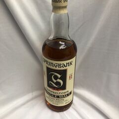 【ジャングルジャングル石津店】未開栓 　ウイスキー　SPRINGBANK スプリングバンク 12年 750ml 赤アザミ46% 箱付き ウイスキー モルト 古酒　堺市 西区 東区 北区 南区 堺区 石津の画像