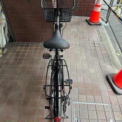 27インチ　外装6段変速　LEDオートライト付き　ブラックの画像