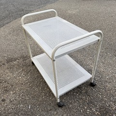 キッチンワゴン 金属製 キャスター付きの画像