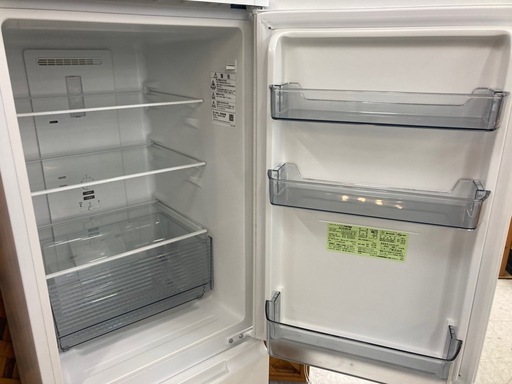 【愛品館江戸川店】保証充実 SHARP 2022年製 179L　2ドア冷凍冷蔵庫 SJ-D18H-W