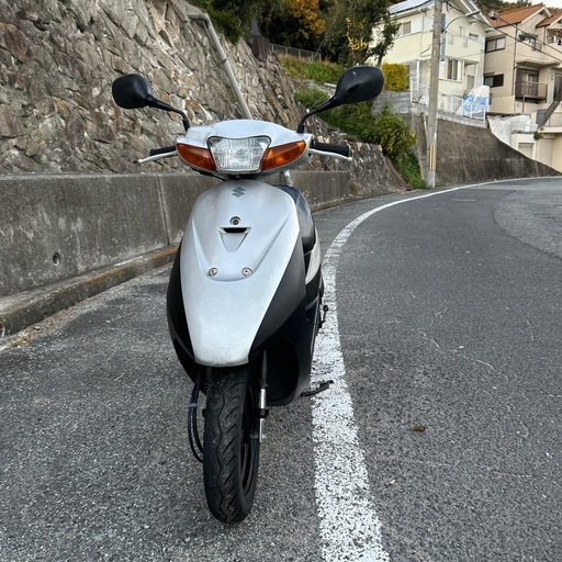 快速2スト レッツ2 バッテリー後輪新品交換済み（配送サービスあり）