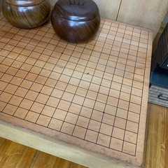 「囲碁好きに！木製碁盤セット✨練習用・入門用にもぴったり」 の画像