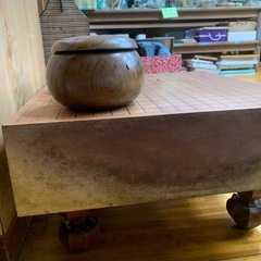「囲碁好きに！木製碁盤セット✨練習用・入門用にもぴったり」 の画像