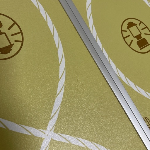 Coleman コールマン スリム四折テーブル コールマンランタン柄 160cm