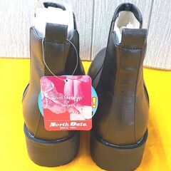 未使用 North Date ショートブーツ 25.0cm ブラウン 3Ｅ 軽量 冬道 レディース 冬靴 西岡店の画像