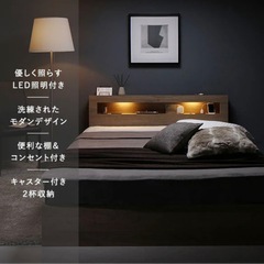 ニトリのマットレスとRasikのベッドフレームの画像