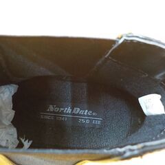 未使用 North Date ショートブーツ 25.0cm ブラウン 3Ｅ 軽量 冬道 レディース 冬靴 西岡店の画像