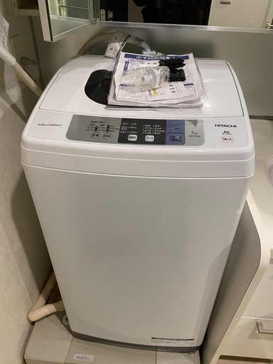 洗濯機 NW-50B 日立 2018年製 5.0㎏ HITACHI (みのちゃん) 台東の生活
