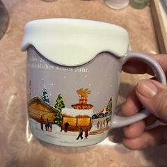 カルディクリスマスマグカップと、ホットワインセットの画像