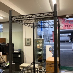 2512-074 5段メタルラック ブラック 中古の画像