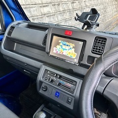 ハイゼット　トラック  S500P   8インチナビ　ETC  地デジ　DVD見れます。　軽トラの画像