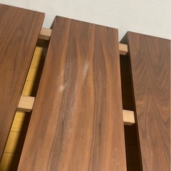 [0円]木製スノコベッドフレーム　ダブルの画像