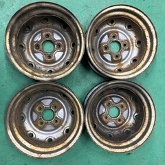 12インチ 鉄チン ホイール バルブ新品の画像