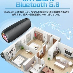 新品❤️ 【2025最新型】スピーカーワイヤレススピーカー24H連続再生 TWS機能の画像