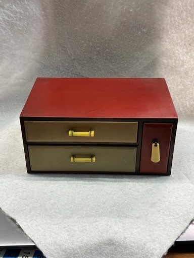 中古木製小箪笥昭和レトロかわいいアンティークヴィンテージ家具 (だい