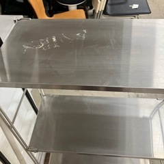 A2512-075 4段スチールラック キズあり 中古の画像