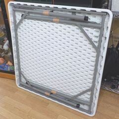 麻雀卓 折りたたみ 高さ42㎝・72㎝ 高さ2段階 ドリンクホルダー付き 座敷 麻雀台 マージャンテーブル マージャン卓 継ぎ脚 西岡店の画像