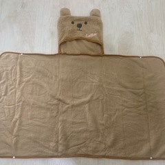 交換も🉑あったかい　くまさんポンチョ　子供用の画像