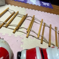 訳あり！ミニ はしご サンタ イルミネーションの画像