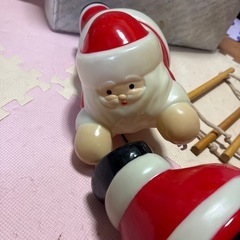 訳あり！ミニ はしご サンタ イルミネーションの画像