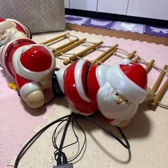 訳あり！ミニ はしご サンタ イルミネーションの画像