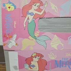 リトルマーメイド ティッシュの箱 ディズニー アリエル フランダー 昭和レトロの画像