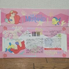 リトルマーメイド ティッシュの箱 ディズニー アリエル フランダー 昭和レトロの画像