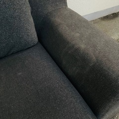 値下げ　コーナーソファ　カウチソファ　ファブリック　クッション付き　日本製　Etizen Made 中古品の画像