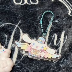 未使用 サンリオ シナモロール キーホルダー 2個セットの画像