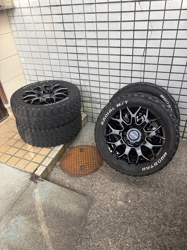 ハイエース用　6穴タイヤホイルセット4本組