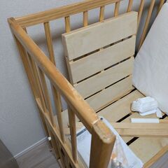 【中古】大和屋　ベビーベッド　そいねーる　ロング　ムーブの画像