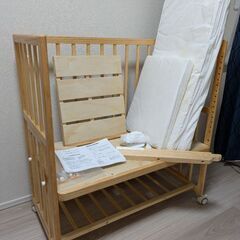 【中古】大和屋　ベビーベッド　そいねーる　ロング　ムーブの画像